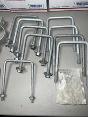 Solar Foundations USA Ground Mount Solar Hardware Lot – OEM Galvanized Racking