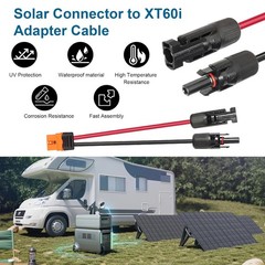 Solar to XT60i 10AWG 25FT Cable XT60i Adapter Connector Adapter Solar Panel