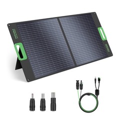 100W Portable Solar Panel for Power Station Generator 20V Foldable Solar Cell