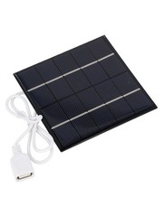 Portable Solar Panel 5W 5V Excellent Low Light Performance Compact Design