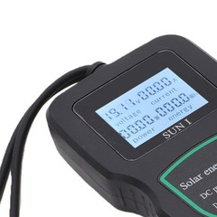 NEW MPPT 100W Solar Panel Power Tester Multimeter Backlight LCD Display Portable
