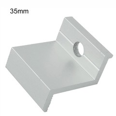 10Pcs Solar Panels Mid Clamps for Unistrut Aluminium Panel Brackets 30Mm/35Mm US