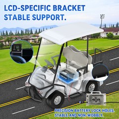 48V 105Ah Battery LiFePO4 Lithium Golf Cart 200A BMS Bluetooth Monit+20A Charger