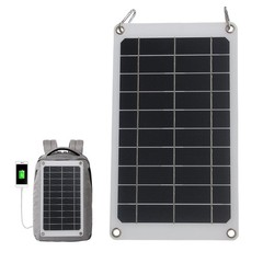 Monocrystalline 10W 5V Solar Panel USB Charger for Outdoor Mobile Phone Use