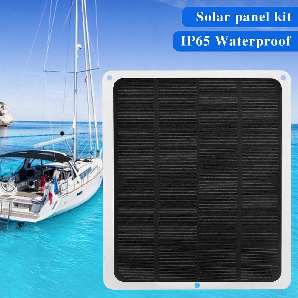 12V Solar Battery Charger – 20W Waterproof Solar Panel Kit 10A Trickle Charger