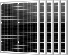 5-Pack 35W Monocrystalline Solar Panels – 175W High-Efficiency Off-Grid Kit