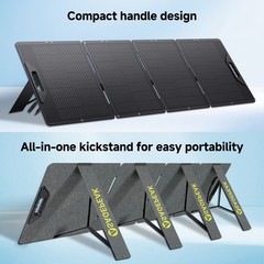 200W Portable Foldable Solar Panel for Emergency Home RV Van Off Grid Camping