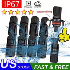 100 Pairs Male Female Wire Cable Connector Set Solar Panel Waterproof Connectors