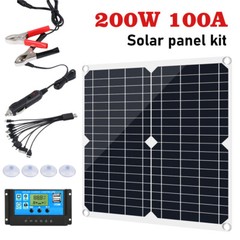 16000W Complete Solar Panel Kit Solar Power Generator 100A Home 110V Grid System