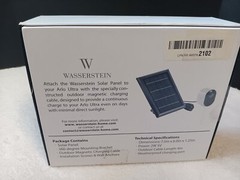 Solar Power Panel for Arlo Ultra, Ultra 2, Pro 3, Pro 4 Outdoor Security Camera