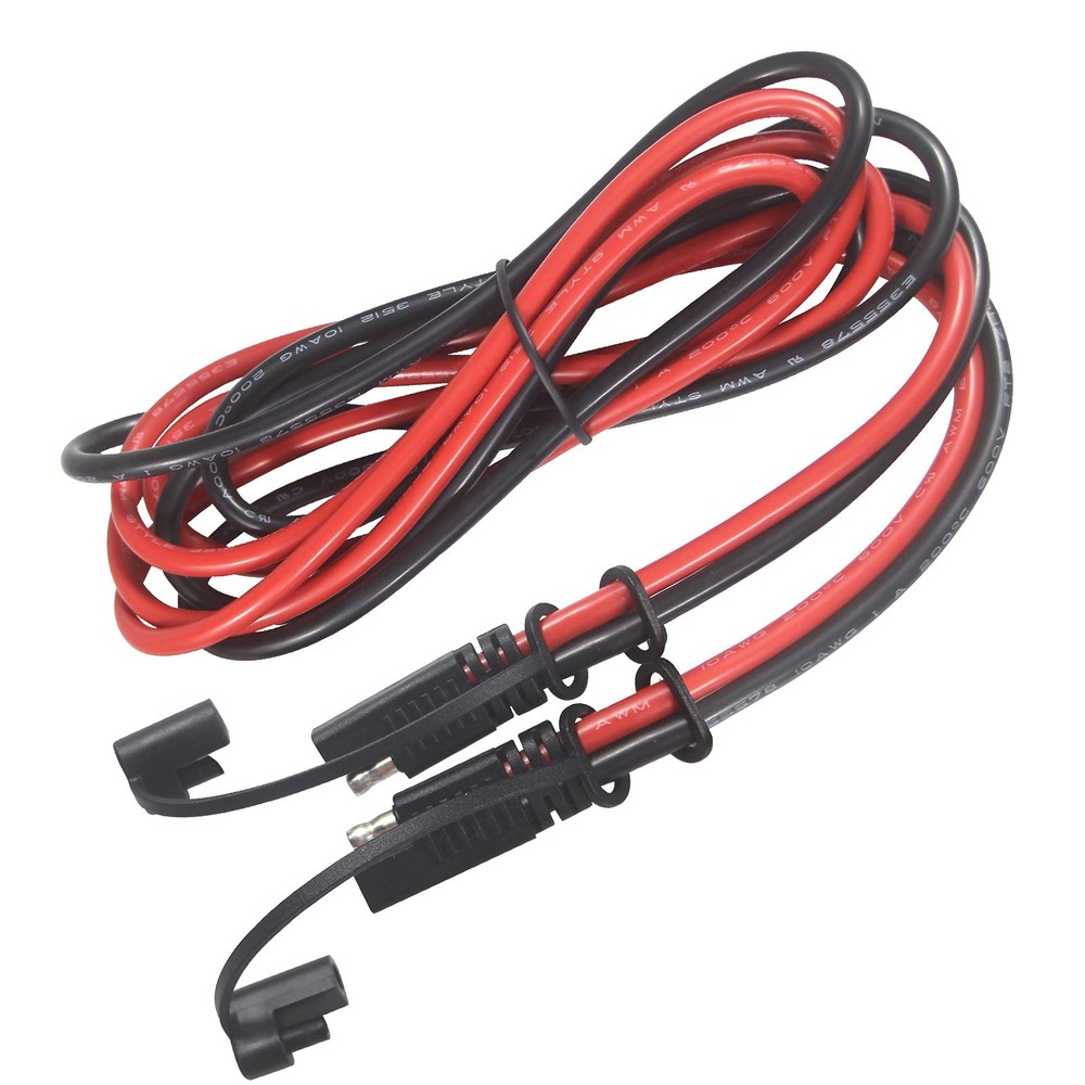 10Gauge Sae Extension Cable 10AWG – 6FT Sae to Sae Cable Battery Charger Exte…