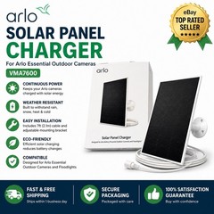 Arlo Solar Panel Charger VMA7600 for Essential Outdoor Cameras NEW