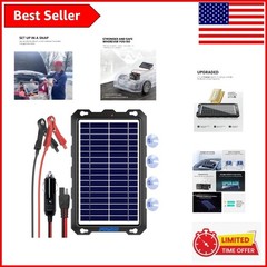 Durable 7.5W Solar Battery Maintainer with Smart Protection & Easy Installation
