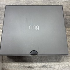 RING SOLAR PANEL, Rechargeable Power-Black-Weather Resistant-Brand New