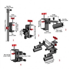 Fishing Platform Positioning Accessory Mount Bracket with Metal Support Frame