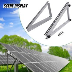 4pc Solar Panel Tilt Mount Brackets Set Foldable Tilt Legs Adjustable Roof Boat