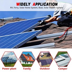 2x 100 FT 10AWG(6mm²) Solar Panel Extension Cable with Female and Male Connecto