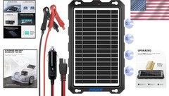 Universal 12V Solar Trickle Charger Kit | Waterproof & Durable for All Batteries