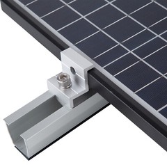 Solar Panel Rails Bracket PV Fixing 30mm/35mm End/Middle Clamp Kit Roof Mounting