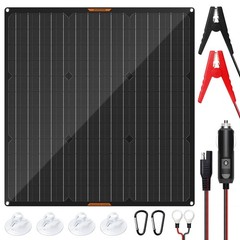 50 watt Solar Panel Kit 12V Battery Solar Trickle Charger for Car Boat RV
