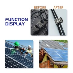Solar Panel Cable Clips Photovoltaic Cable Clips Trailer Frame Wire Clamp Cli…