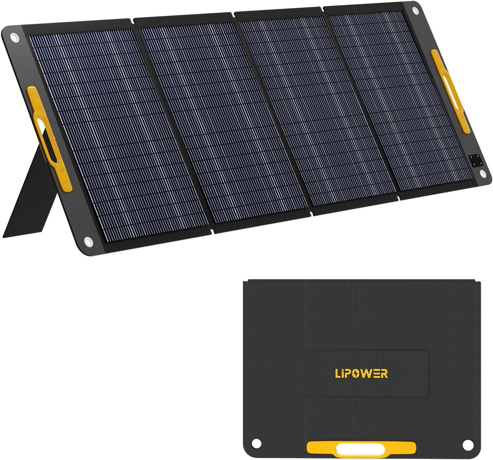 200W Portable Solar Panels 18V, Foldable Solar Charger for Portable Power Statio