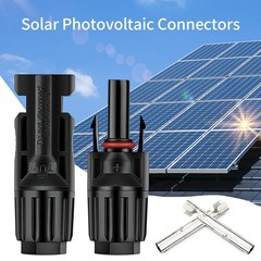 10Pairs Male-Female Solar Cable Connectors Waterproof for DIY Solar Panel