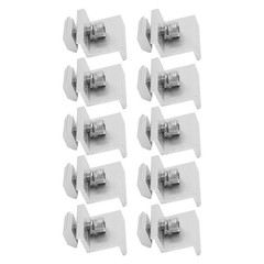10PCS Solar Mount Z Bracket Aluminum Alloy Pressing Block PV Panel Rail End