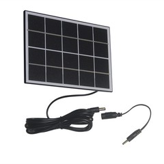 Solar Panel 170x118x10mm Black IP65 Waterproof Monocrystalline Silicon