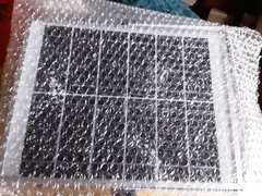 New Solar Panel For Overhead Lights 6.5V/6.W 16.5 LongCableThat ConnectsToPanel