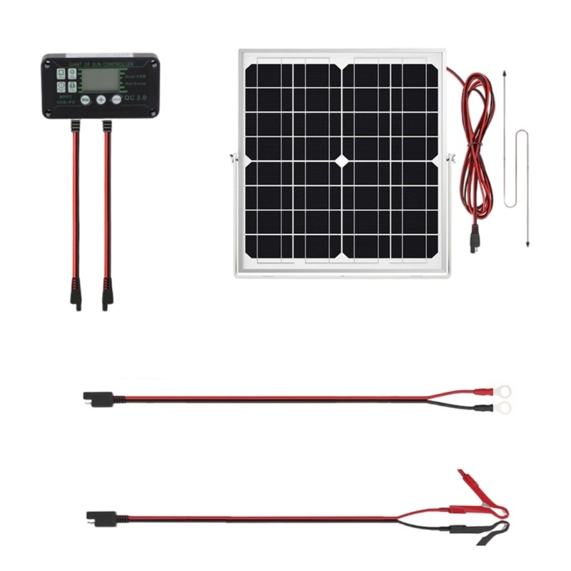 40W Monocrystalline Solar plate Kits None Battery Direct Drive Solar plate