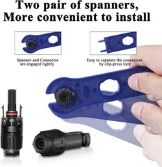 Complete 22 PCS Solar Panel Connector Kit with 10AWG Compatibility & Accessories