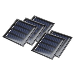5Pcs 2V 80mA Poly Mini Solar Cell Panel Module DIY f Phone Toys Charger
