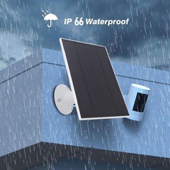 1 Pcs Solar Panel For Bird Feeder Camera Waterproof Charger Premium DSO