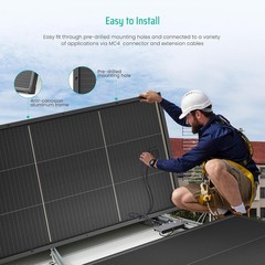 Efficient 100W Bifacial Solar Panel – Perfect for Home, RV, and Off-Grid Living