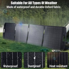Portable Solar Panel 100W 200W 400W for Power Station RV Off Grid Power Backup