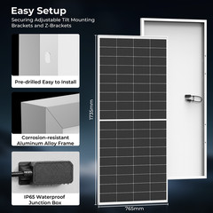 350W 700W 1050W 1400W 12V Mono Solar Panel High Efficiency Home Off-Grid Power