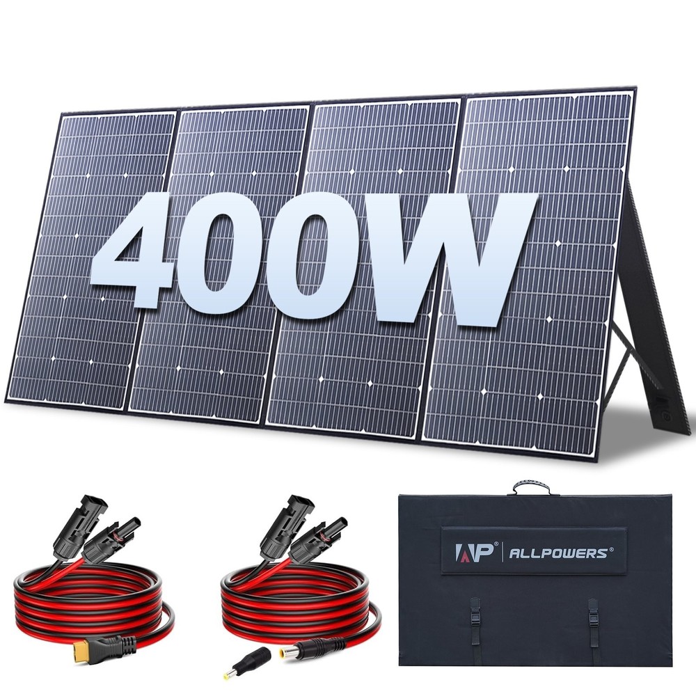 ALLPOWERS SP037 400W Portable Solar Panel Waterproof Foldable Solar Panel Kits