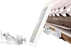 Durable Solar Panel Gutter Mount – 360° Adjustable for All Major Camera Brands