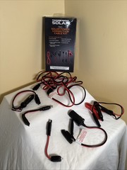 Thunderbolt Solar 7pc Solar Power Connection Cable Kit Model 59171 Portable LED