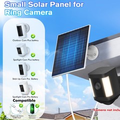 Lot 5W 5V Type-C Port Solar Panel Charger for Security Camera Outdoor CCTV Cam