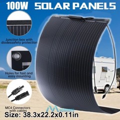 Complete Solar Panel Kit 5000W Inverter & Controller Home 110V Off Grid System
