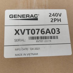 New In Box 240V 2PH Generac PWR Solar 7.6kW 120/240V Cell Inverter XVT076A03