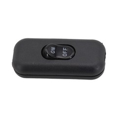 Inline Rocker Switch 6A 110-250V for Electric Lamps and Home Appliances