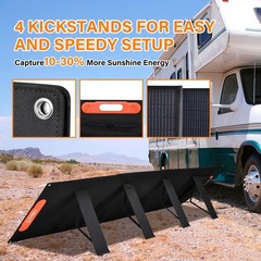 200W Portable Folding Solar Panel Charger Power Station for Home RV Camping