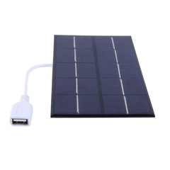 Portable USB Solar Panel 5V Waterproof Hiking Camping Camper