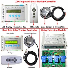 Single/Dual Axis Solar Tracking Tracker Controller+Relay Module +Light Sensor SJ