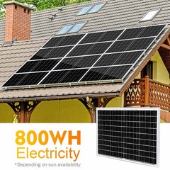 100W Solar Panel Off Grid System Solar Module PV Panel for Caravan House Boat RV