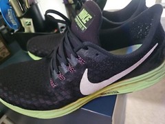 Nike zoom Pegasus 35 men’s size 12 used all black florescent light green sole