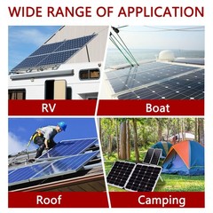 Solar Parallel Connectors for 2-3-4 Solar Panels, Tool-Free MC4 Solar Cable S…